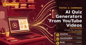 AI quiz generators from YouTube videos, tested and compared — featured image